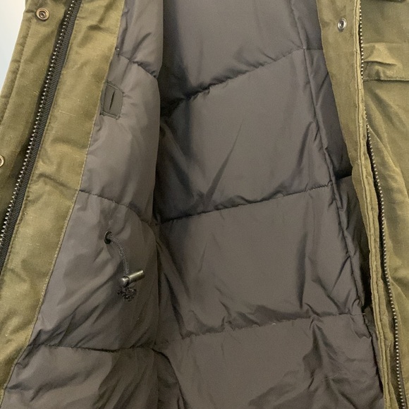 Olive Green Aritzia Community Down Coat - Picture 5 of 12